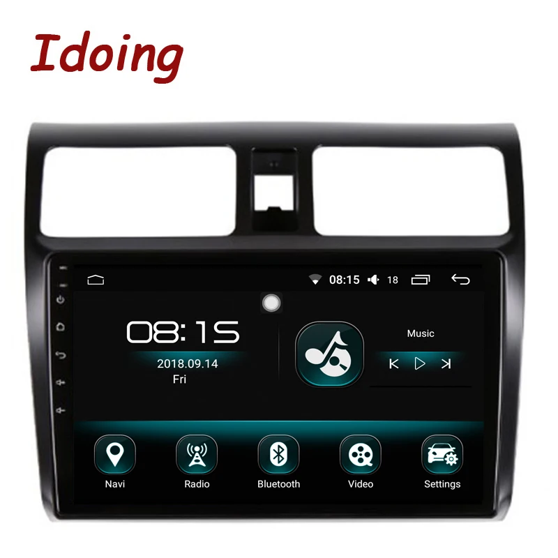 Flash Deal Idoing 10.2"4G+64G 2.5D IPS Screen Octa Core Car Android8.0 Radio Player Fit Suzuki Swift 2008-2015 GPS Navigation and GLONASS 1