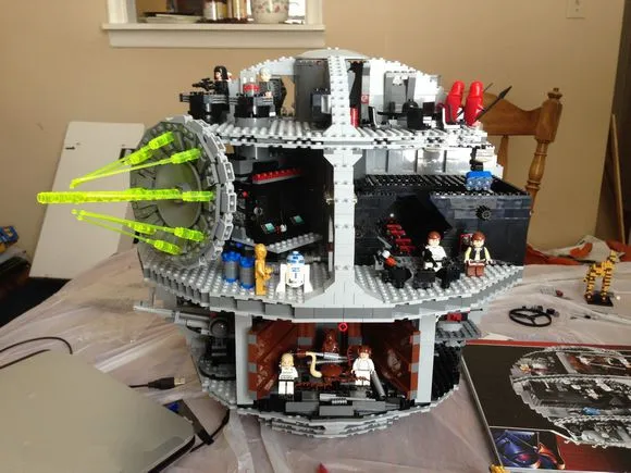 font b LEPIN b font 05035 Star Wars Death Star 3804pcs Building Block Bricks Toys