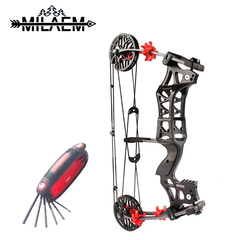 1Set 30-60lbs Archery Compound Bow M109E Steel Ball Bow IBO 345FPS Right Hand /Left Hand Outdoor Sports Shooting Accessories