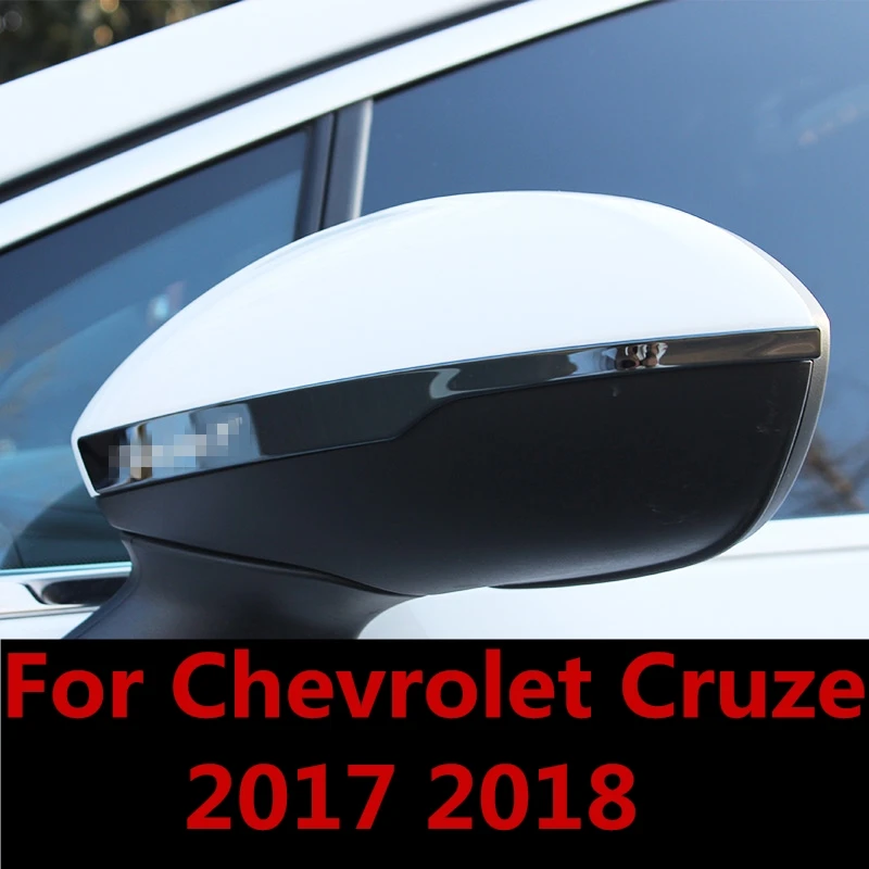 

For Chevrolet Cruze 2017 2018 Car External Rearview Mirror Cover Sequins Decorative Sticker Exterior decoration Auto Accessories
