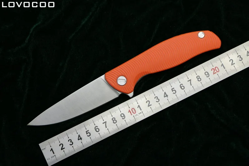 LOVOCOO F3 подшипник складной нож D2 стальное лезвие нейлон стекловолокно ручка Открытый Охота Кемпинг выживания Ножи карманные EDC инструменты