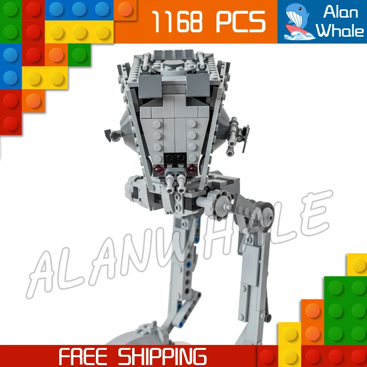 

1068pcs Space Wars Universe New 05052 Ultimate Collection AT-ST DIY Model Building Blocks Teenagers Toys Compatible with Lego