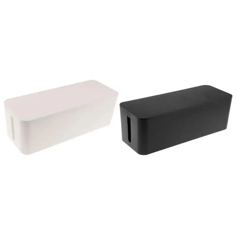 

Creative Cord Socket Storage Box Dustproof Insulation Cooling Hole Strip Tying Organizer Case for desktop 2019 New