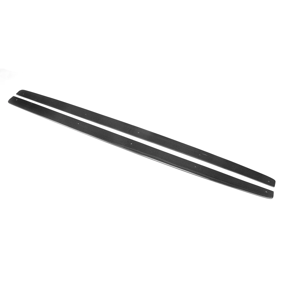 Боковые юбки из углеродного волокна для Audi TT 8J Coupe 2 Door 2013 2014 TTS Convertible Roadster 2008 2013|carbon