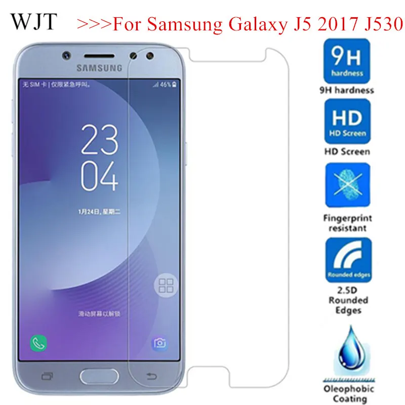 Защитное стекло закаленное для Samsung Galaxy J5 2017 J530 J530F|Защитные стёкла и плёнки| |