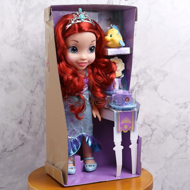Чайное время с Ариэль маленькая кукла принцесса-Русалка игрушка подарок для девочек 36 см