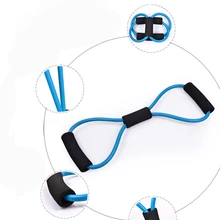 8 Тип грудные мышцы канат-эспандер Йога ралли фитнес-Тренировка трубка стрейч сопротивление тонкая эластичная тесьма для волос