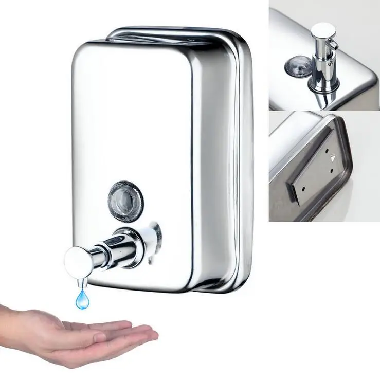 Kitchen Stainless steel liquid soap dispenser, Bathroom hand washing