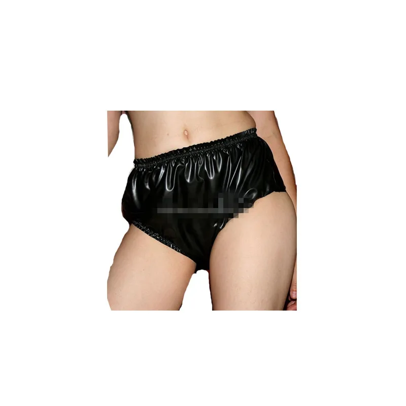 

Latex Lovers Sexy Shorts Latex Rubber Underpants Briefs Black XXS-XXL
