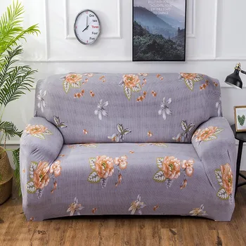 

Elastic Sofa Cover Sectional Stretch Slipcovers for Living Room Couch Cover L Shape Armchair Cover Single/Two/Three/Four Seat