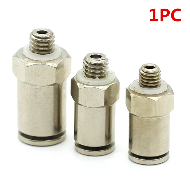 3D Printer Pneumatic Fittings PC4-M6,PC6-M6 For 4mm,6mm PTFE Tube Connector Coupler
