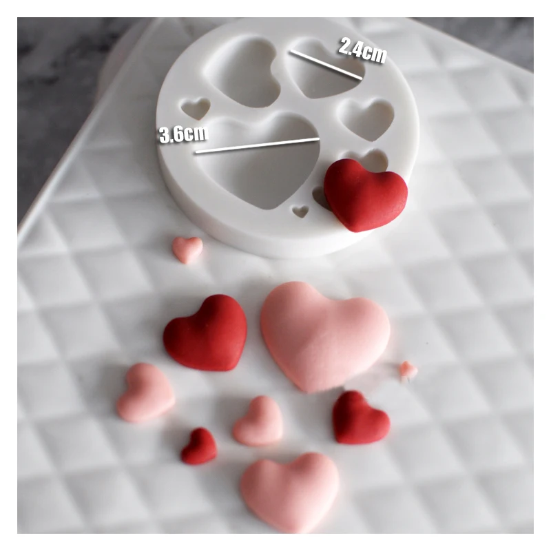 1 шт 3D сердце губы силиконовые кекс формы для запекания шоколада торт границы украшения кухня кондитерские формы