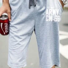 Для мужчин брюки спортивные Повседневное тонкий хлопок