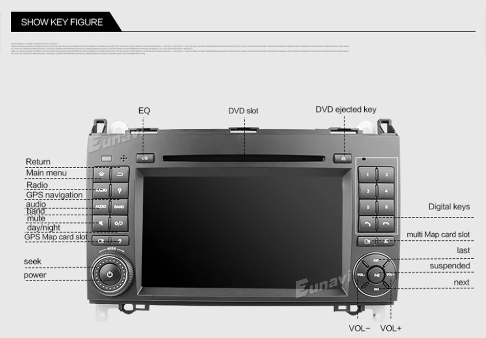 Clearance Eunavi 2 Din Android 8.0 Octa 8 core Car DVD Player For Benz Sprinter Vito W169 W245 W469 W639 B200 Radio GPS WiFi 4G RAM 4GB 27