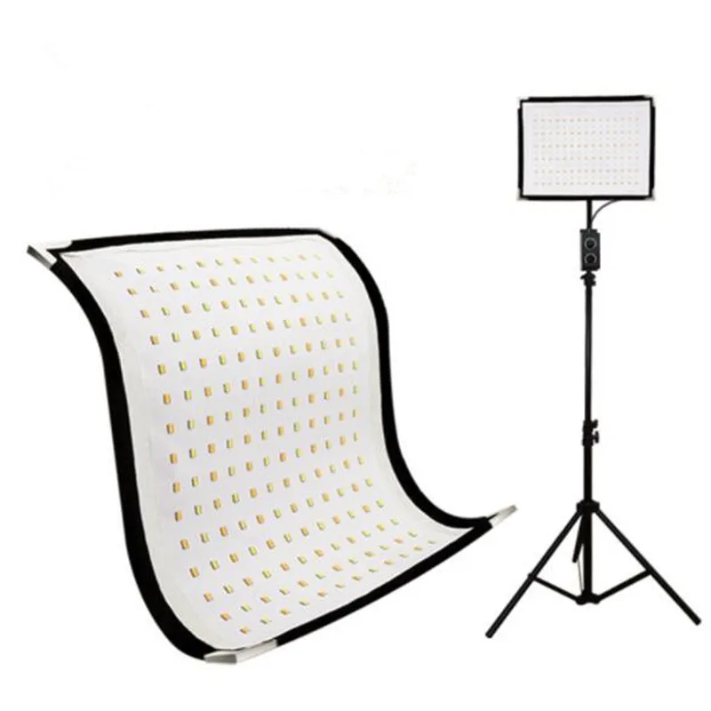 180 LED s Гибкая 3200 5600K Регулируемая светодиодсветильник панель с