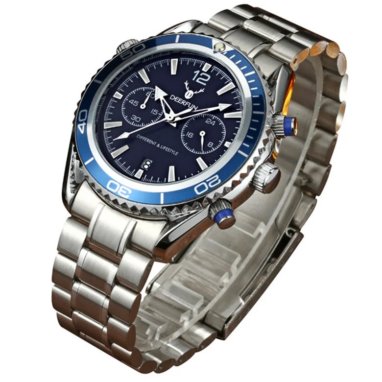 Zegarki meskie бренд класса люкс Rolexable Бизнес повседневные часы мужские