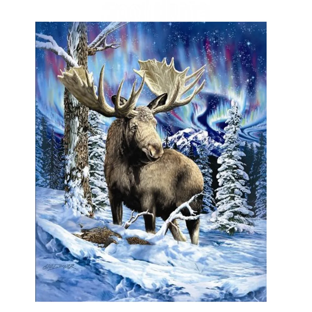Новая фирменная коллекция королевского размера &quotАляска Moose' Королевское