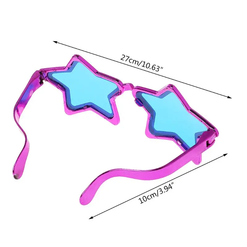 Смешные блестящие звезды металлические очки фото стенд реквизит предметы декора для вечеринок и дней рождения украшения