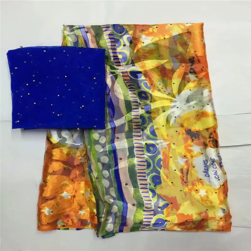 

2018 New African Silk Fabric Dress Shirt Fabric Wide Beach Dress Chiffon Scarves Quaint Rose !lxe031209