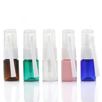 

5ml Rotation Fine Spray Whirling Atomizer bottle Pharmaceutical Refillable Nasal Applicators Bottles Medical Spraying bottles