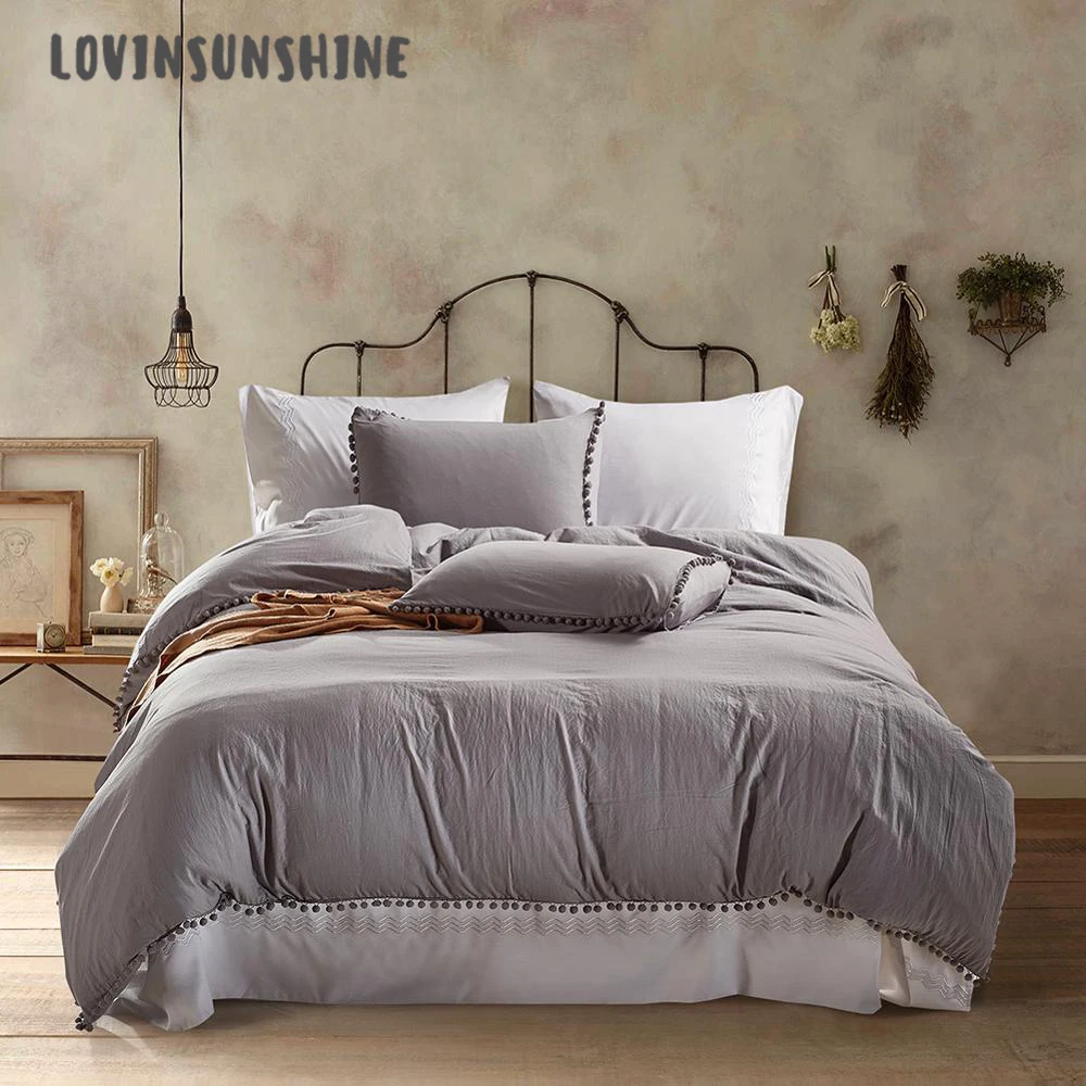 LOVINSUNSHINE King Размеры пододеяльник для двуспальной кровати одеяло комплекты мыть