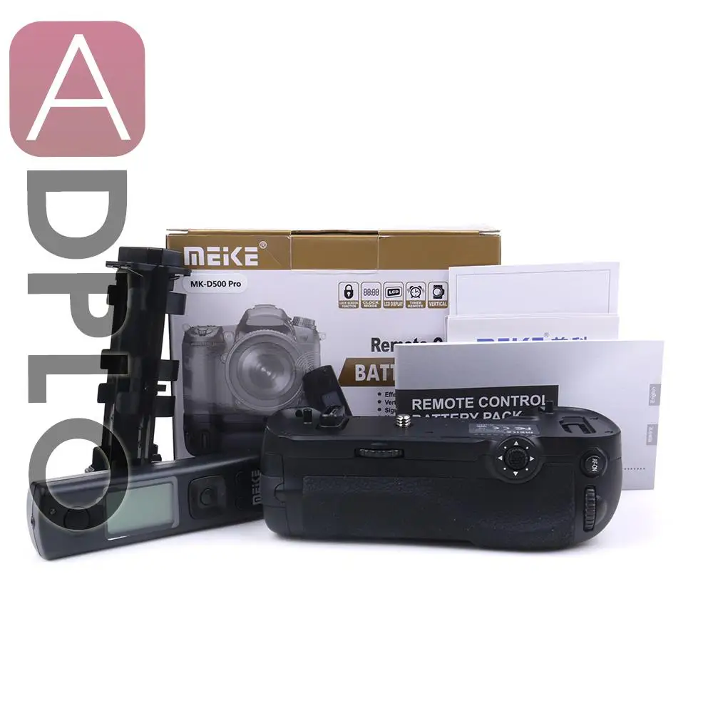 Presale!  Multi-Power Vertical Battery Grip Work For Nikon D500 Camera Shutter-Release Button  Weather-resistant Dust-prevention
