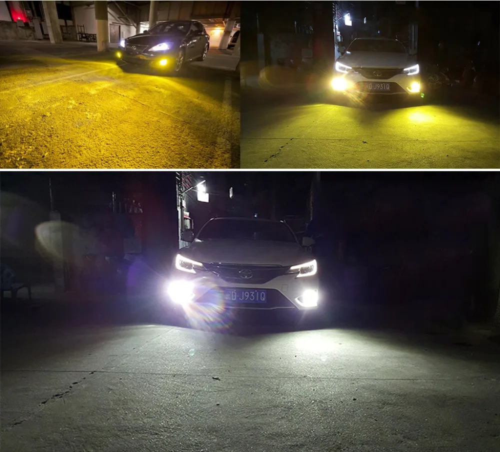 Авто Rover светодиодный туман светильник H1 H3 H7 H11 H8 HB3 HB4 9005 9006 белого и желтого цвета