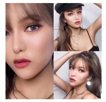 

2019-4 GRAY colored contact lenses case/box
