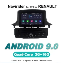 Touch screen OTOJETA Android 9.0 lettore dvd dell’automobile PER RENAULT Megane III/Fluence 2009-2011 HU accessori auto gps Multimedia radio