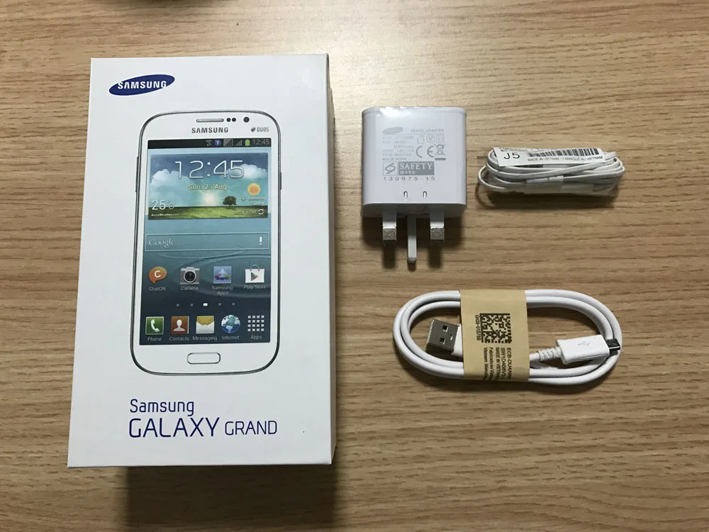 Мобильный телефон samsung Galaxy Grand I9082, две sim-карты, 5,0 дюймов, сенсорный экран, 8 Мп, двухъядерный i9082, мобильный телефон