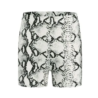 as picture High Waist Push Up Hip Shorts Snake Leisure Joggers Women Plus Size Bermudas Micro Mini Booty Short Hot Sexy Fashion Streetwear - Цвет: as picture
