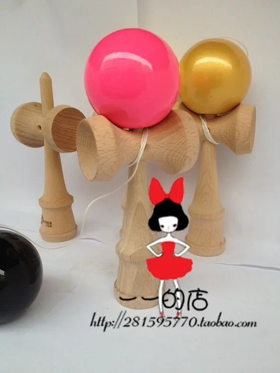 20 шт 14 видов цветов заводские магазины бутик традиционные Бук игры Kendama Бал PU Краски дань профессиональный