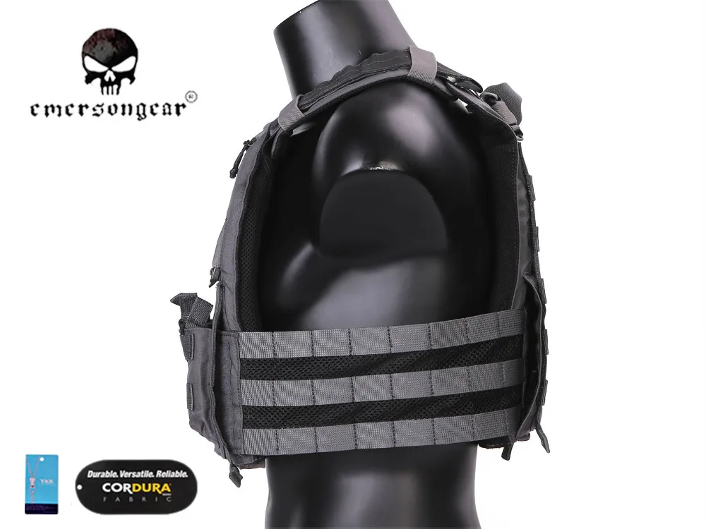 Emersongear 420 несущая пластина тактический жилет открытый стрельба военный Molle Combat 420 жилет EM7362 мультикам черный