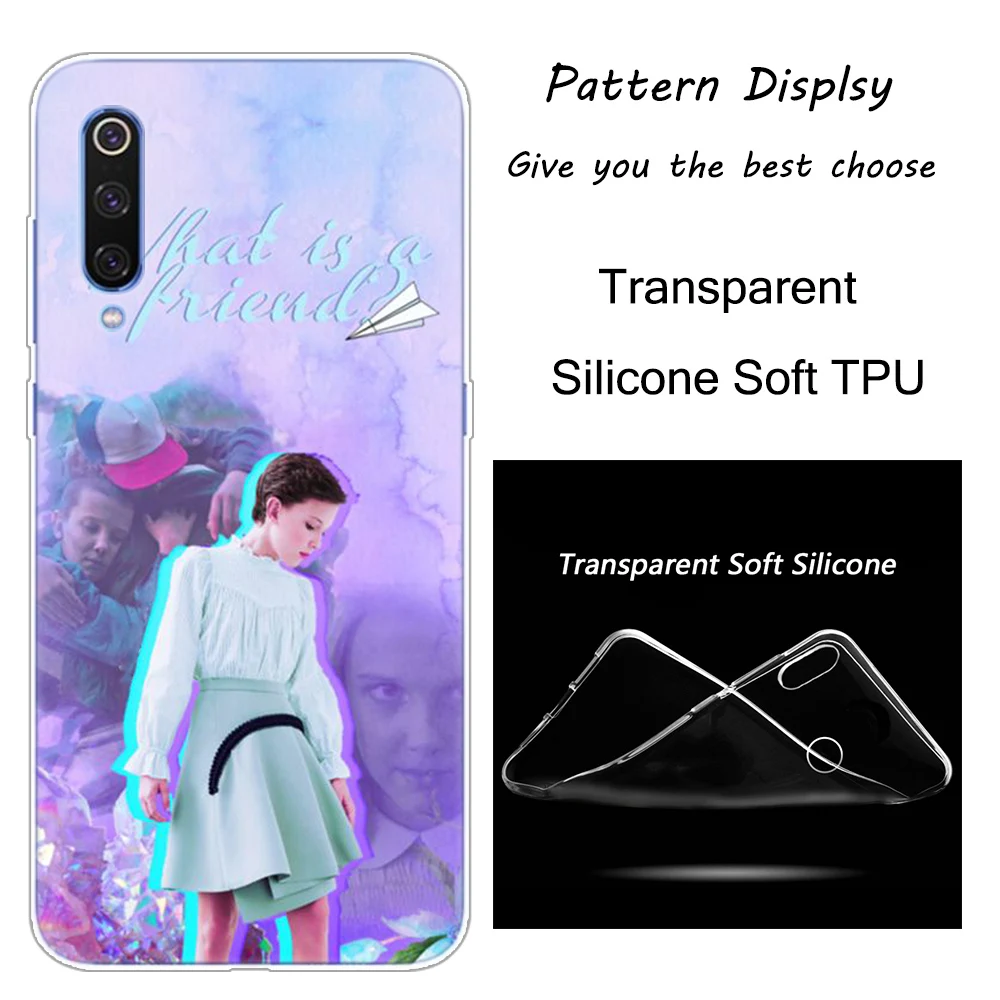 Stranger Things Silicone Case For Xiaomi Pocophone F1 9T 9 9SE 8 A2 Lite A1 A2 Mix3 Redmi K20 7A Note 4 4X 5 6 7 Pro S2 Cover - Color: 006