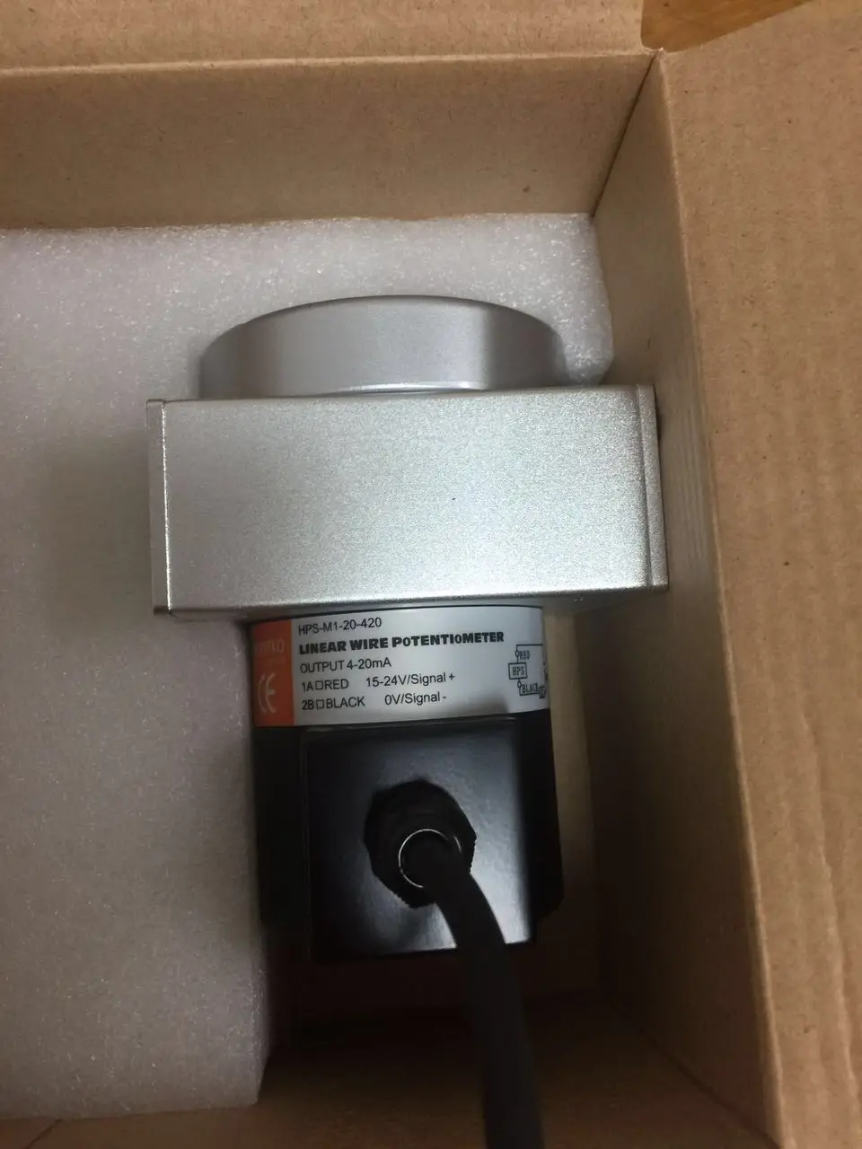 

Position of wire drawing sensor HPS-M1-20-420