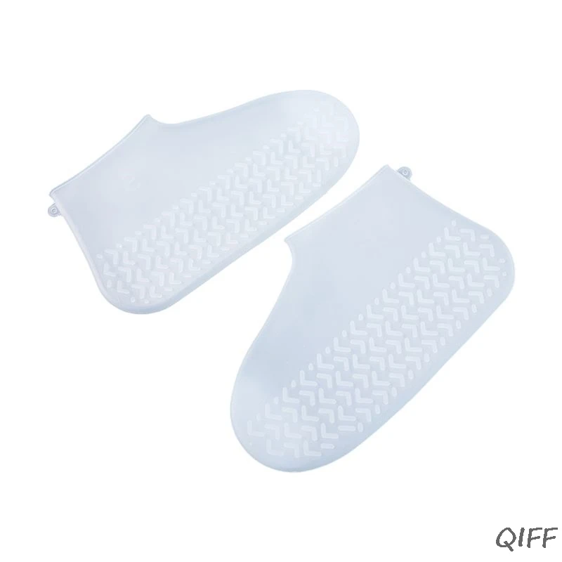 

Silicone Waterproof Shoes Cover Protector Non-Slip Overshoes Snow Rain Boot Reusable Washable Outdoor Cycling For Kids Men Women