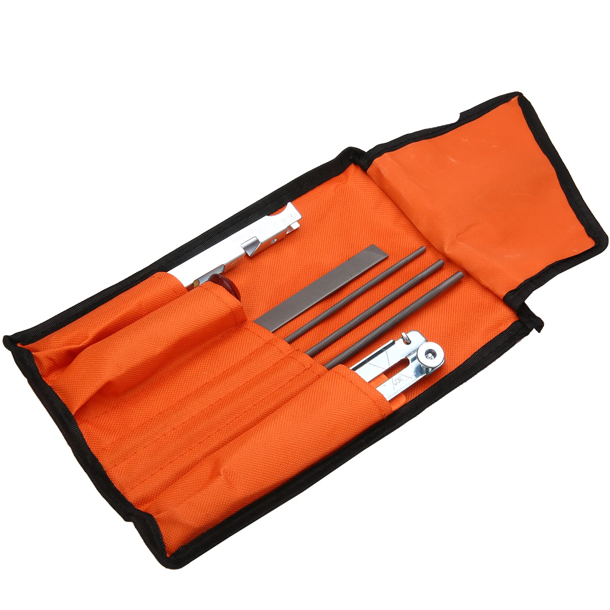 10pcs Chainsaw Sharpening Kit Chainsaw Chain Sharpening Kit Tool Set Guide Bar File Sharpener Tools Embossing