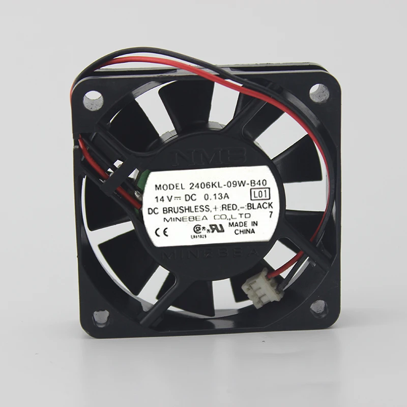 

6CM double ball 6015 14V 0.13A 2406KL-09W-B40 server fan