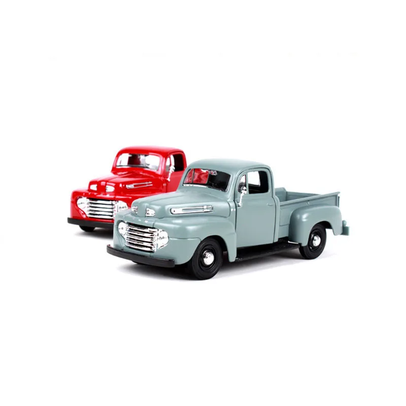 2 вида цветов 1/24 масштаб красный сплав 1948 Ford F-1 пикап 31935 модель автомобиля автомобили классический пикап литые игрушки для детей подарок коллекция