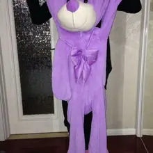 7" плюшевый мишка покрывает кожу фиолетовые полуфабрикаты плюшевые игрушки куклы Подарки полуфабрикаты DIY производство