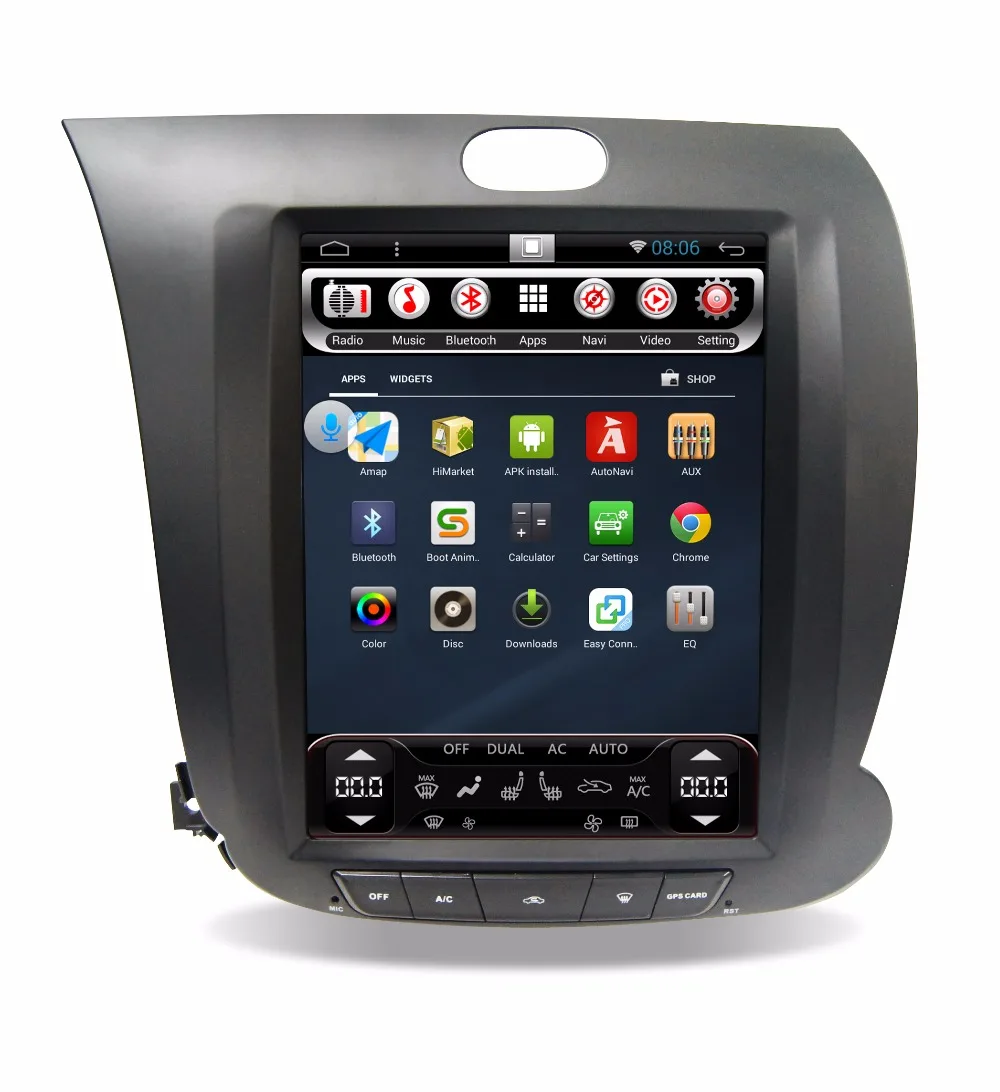 

Otojeta vertical tesla quad core 32gb rom rockchip px3 Android 7.1 Car Multimedia GPS Radio player for kia cerato forte K3