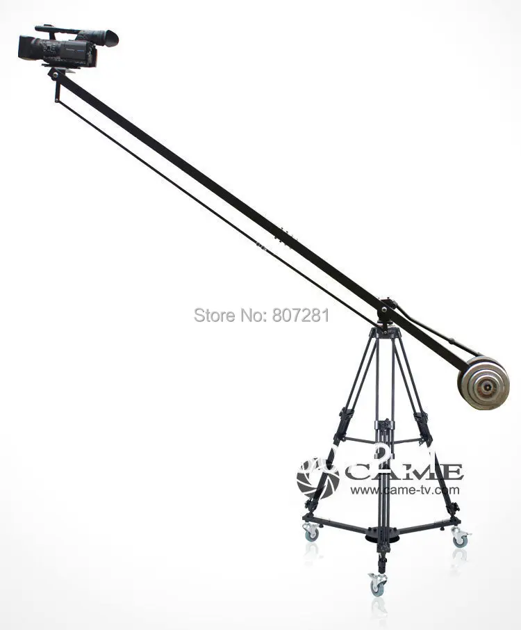 7.9 Foot Video Camera Crane Jib Arm Portable Pan Tilt Crane Jibcrane