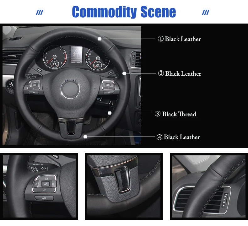 for VW Touran steering wheel cover