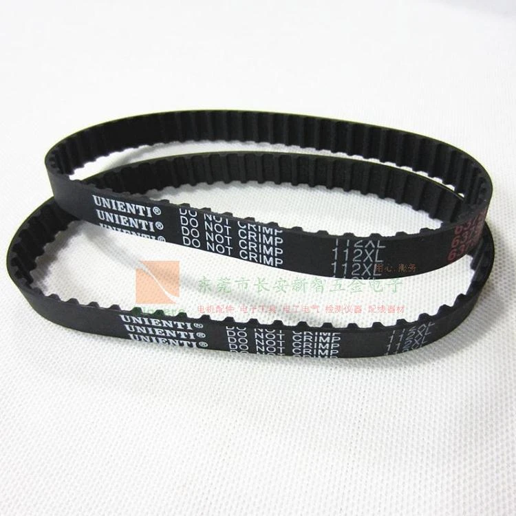 Cheap Japan Unienti 112xl Rubber Timing Belt Industrial Belt Precision