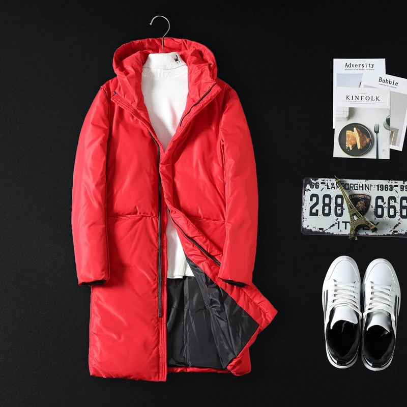 

KOLMAKOV Men's Clothing NEW Mens Parkas Winter Long Coat Men Hooded Thicked Parkas Jackets Casual High Quality Coats Male M-5XL