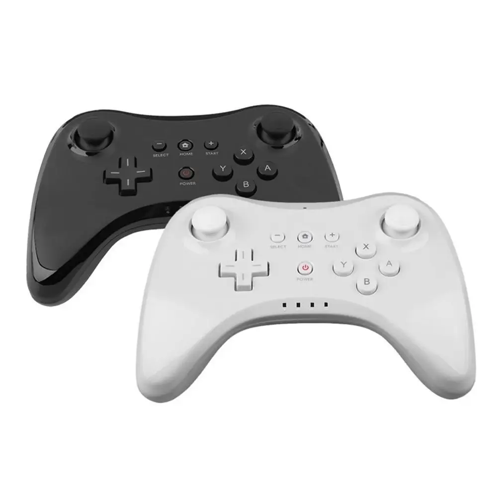

Ergonomic Design Wireless Controller Gamepad Joypad Joystick Remote Black Wireless Controller Suitable for Nintend Wii U Pro