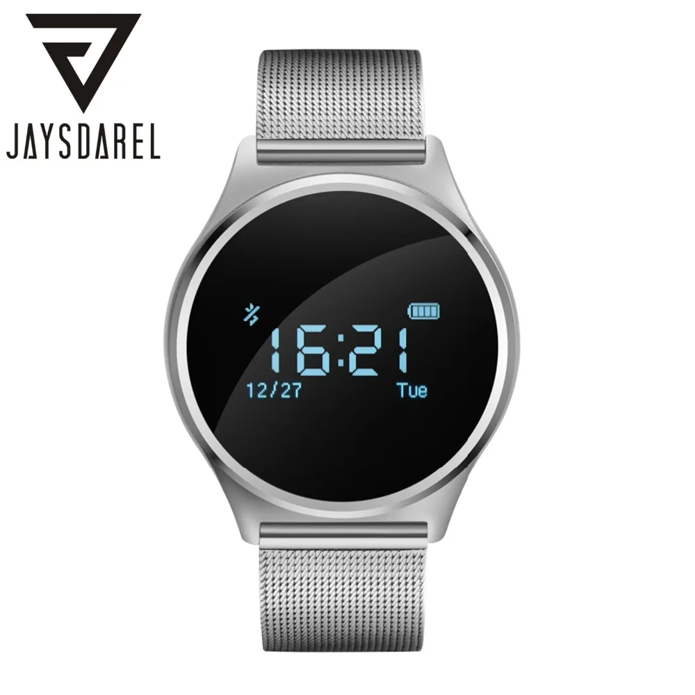 

JAYSDAREL M7 Heart Rate Monitor Blood Pressure Smart Watch Fitness Tracker OLED Lovers Smart Wristband for Android iOS