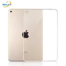 Силиконовая тонкая прозрачная на планшет Крышка для Apple iPad mini 4 Мягкий ТПУ гелевый кристально чистый чехол для iPad Mini4 7,9 дюймов+ стилус