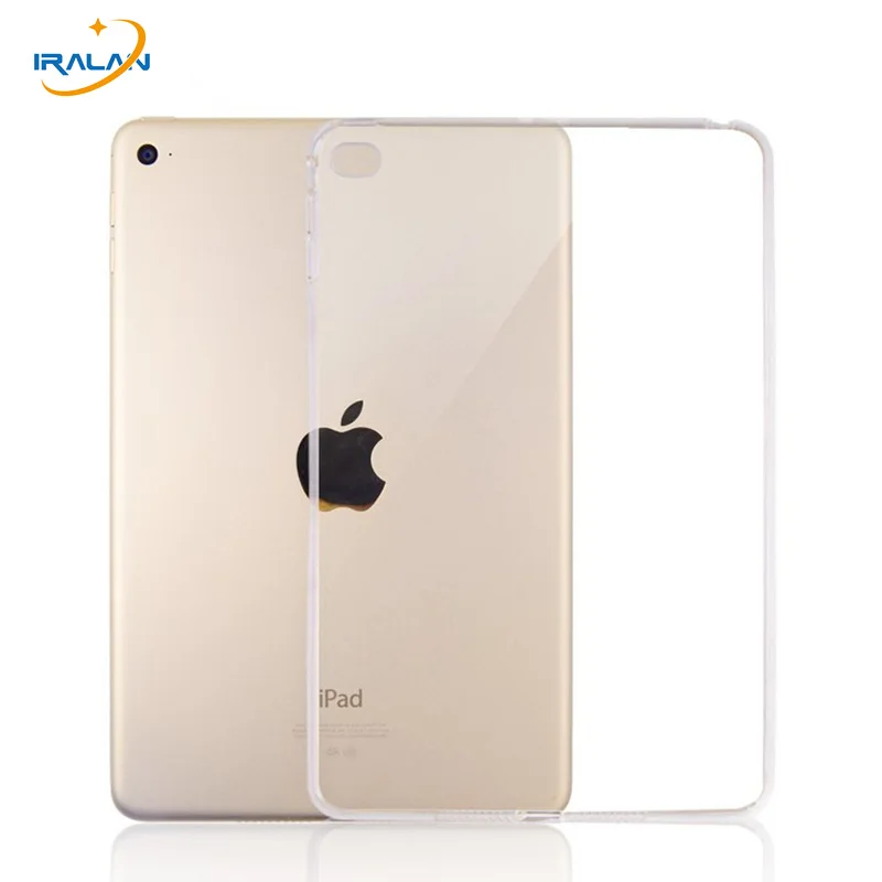 Силиконовый тонкий прозрачный чехол для планшета Apple iPad Mini 4 мягкий гелевый