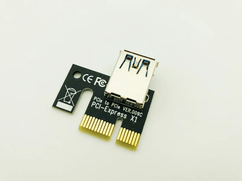 Riser Card PCI E 1x к 16x USB 3 0 кабель в 1 SATA 4Pin 6Pin блок питания для Antminer Биткоин Майнер машина